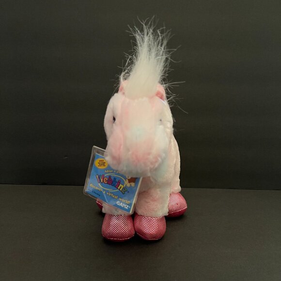 Webkinz Lot of 4 Pink Poodle, Pink Pony, Reindeer, White Terrier - Picture 7 of 16